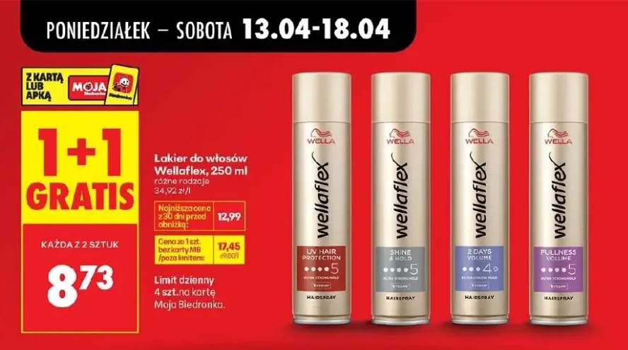 Lakier do włosów Wellaflex UV Hair Protection