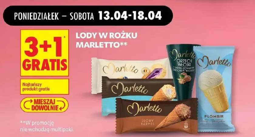 Lody w rożku