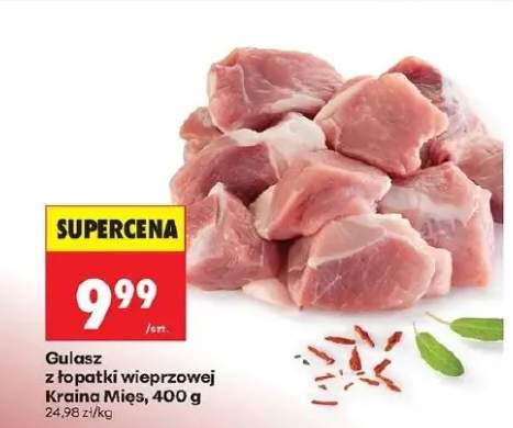 Gulasz z łopatki wieprzowej