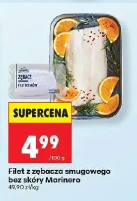 Filet z zębacza smugowego bez skóry