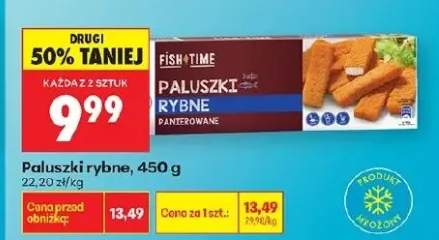 Paluszki rybne panierowane
