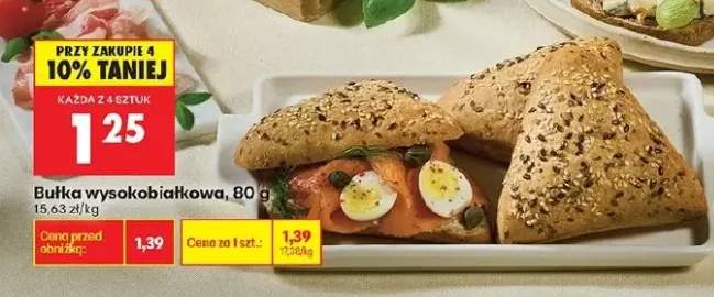 Bułka wysokobiałkowa