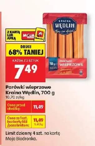 Parówki wieprzowe