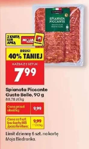 Salami Spianata Piccante