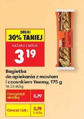 Bagietka do opiekania z masłem i czosnkiem