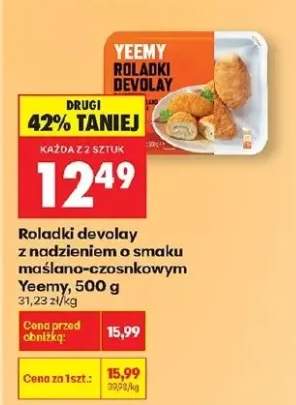 Roladki devolay z nadzieniem o smaku maślano-czosnkowym