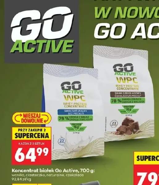 Koncentrat białek WPC wanilia