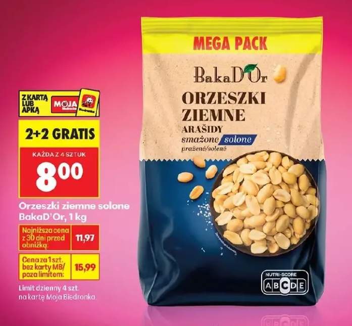 Orzeszki ziemne solone