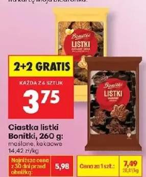 Ciastka listki maślane