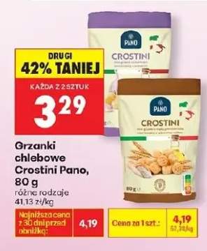 Grzanki chlebowe Crostini