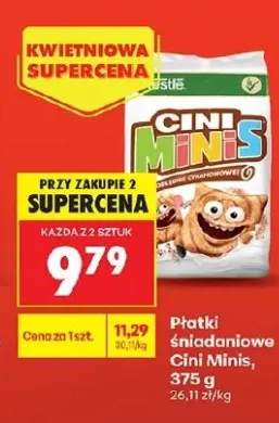 Płatki śniadaniowe Cini Minis o smaku cynamonowym