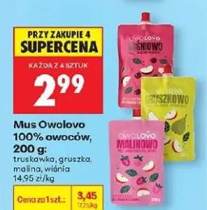 Mus owocowy truskawka