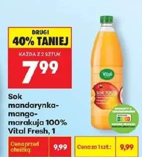 Sok mandarynka-mango-marakuja 100%