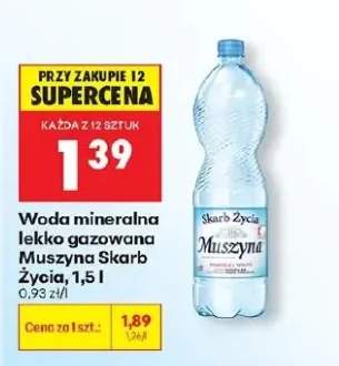 Woda mineralna lekko gazowana Muszyna