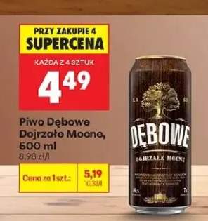 Piwo Dębowe Dojrzałe Mocne