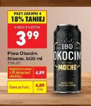 Piwo Okocim Mocne