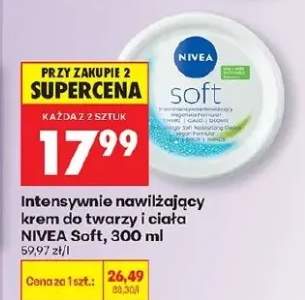 Krem intensywnie nawilżający do twarzy i ciała Soft