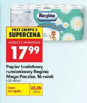 Papier toaletowy rumiankowy Mega Paczka, 16 rolek