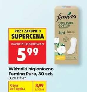Wkładki higieniczne Pure 3in1