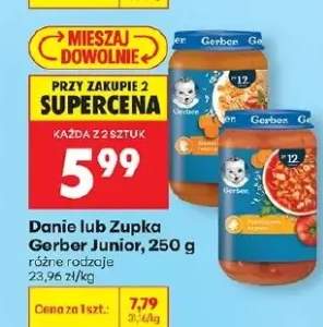 Danie lub zupka różne rodzaje