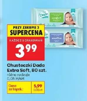 Chusteczki Extra Soft różne rodzaje