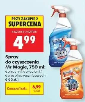 Spray do czyszczenia do kuchni, do łazienki, do kabin prysznicowych