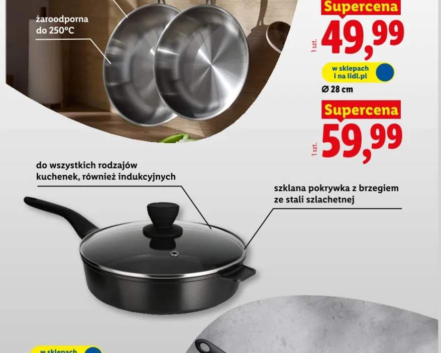 patelnia ze stali nierdzewnej