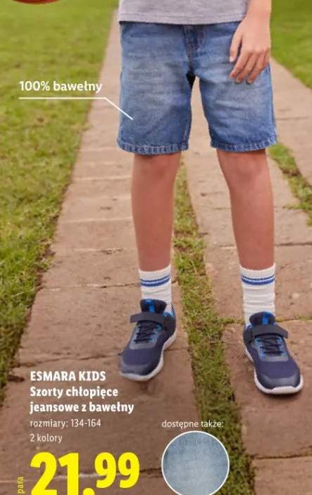 szorty chłopięce