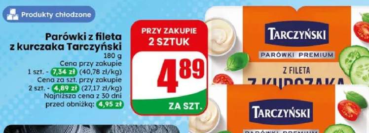 parówki z kurczaka