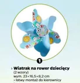 wiatraczek na kierownicę