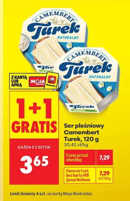 Ser pleśniowy Camembert naturalny