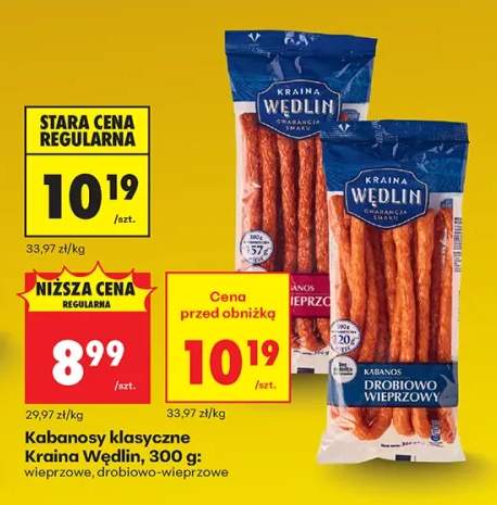 Kabanos klasyczny wieprzowy