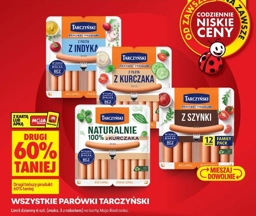 Parówki premium z indyka