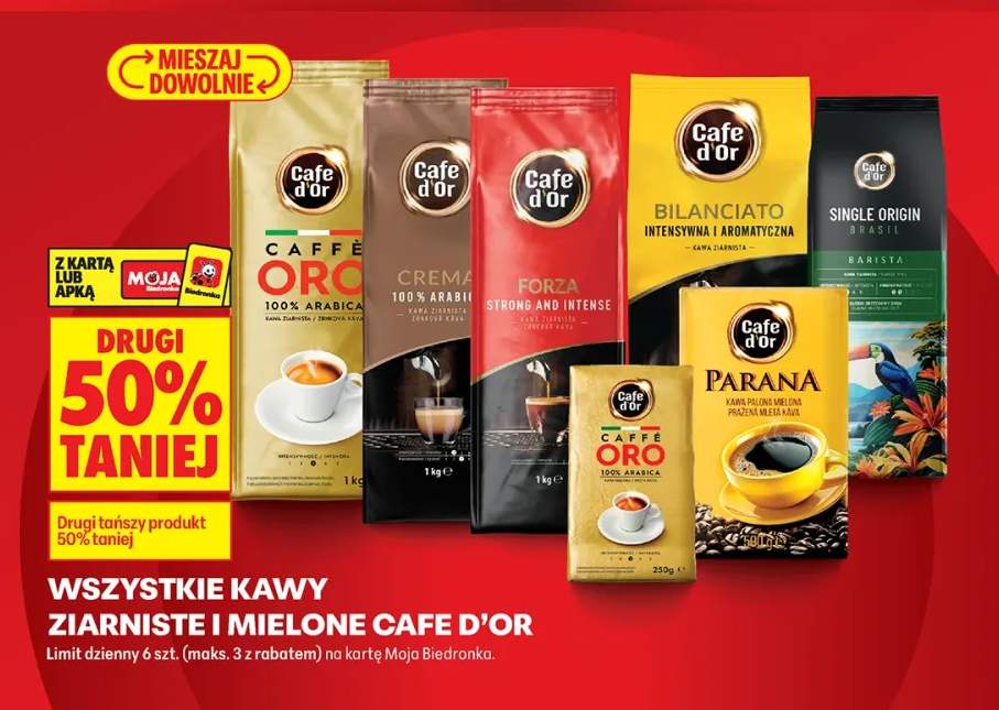 Kawa ziarnista Caffe Oro 100% Arabica