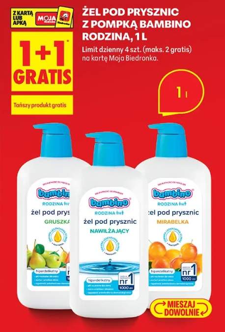 Żel pod prysznic Gruszka Rodzina