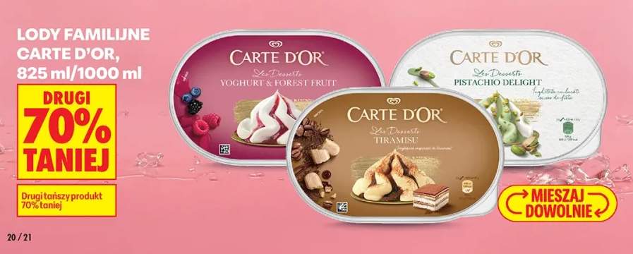 Lody familijne Yoghurt & Forest Fruit