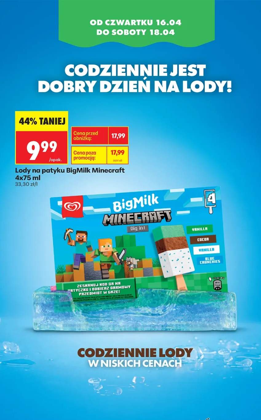 Lody na patyku Minecraft