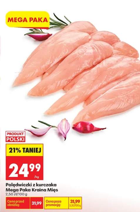 Polędwiczki z kurczaka Mega Paka Kraina Mięs