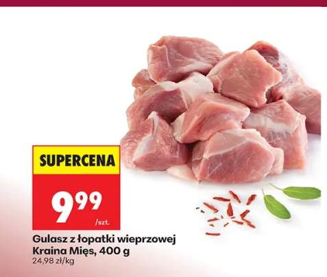 Gulasz z łopatki wieprzowej Kraina Mięs