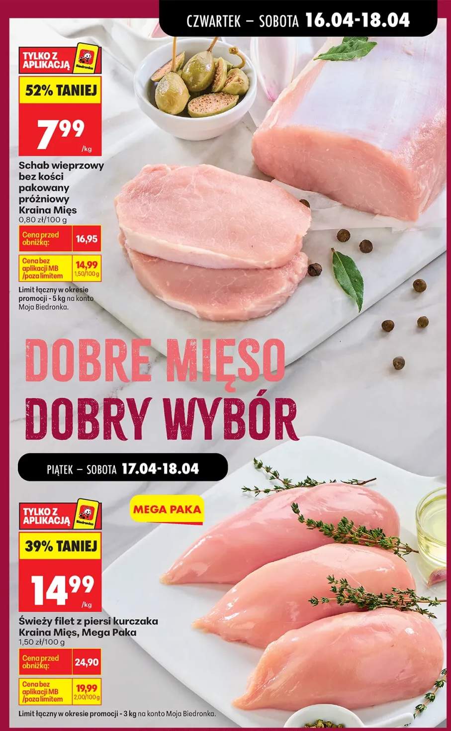 Świeży filet z piersi kurczaka Mega Paka