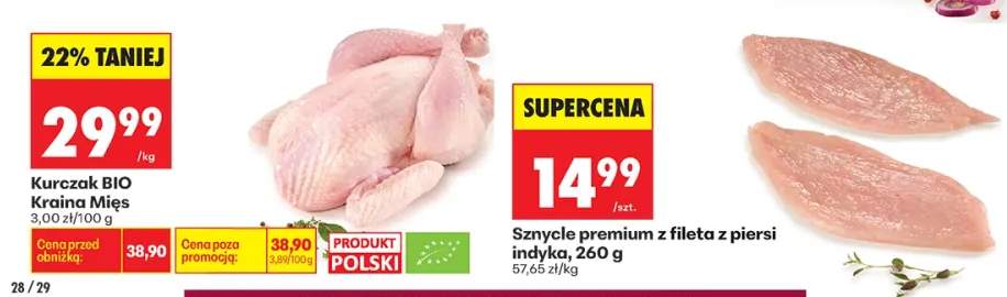 Sznycel premium z fileta z piersi indyka
