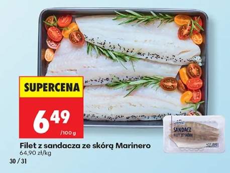 Filet z sandacza ze skórą