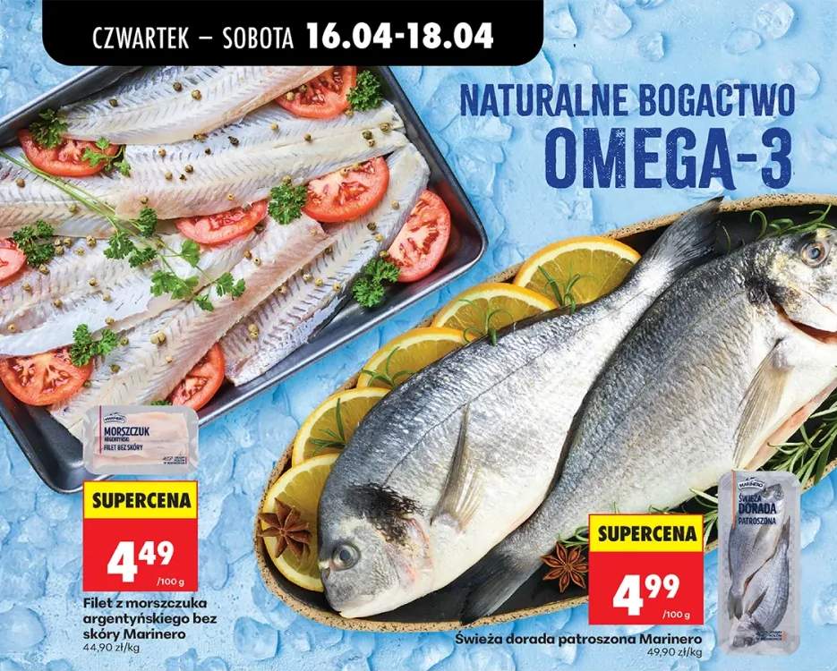 Filet z morszczuka argentyńskiego bez skóry