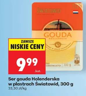 Ser gouda Holenderska w plastrach