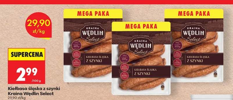Kiełbasa śląska z szynki Select