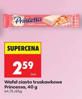Wafel ciasto truskawkowe