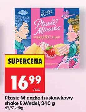 Ptasie mleczko truskawkowy shake