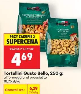 Tortellini al formaggio/al prosciutto/tricolore al prosciutto