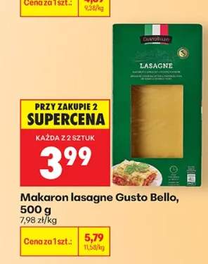 Makaron lasagne