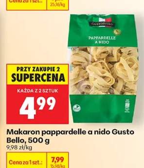 Makaron pappardelle a nido